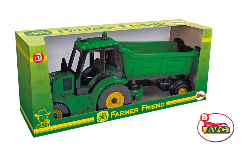 EXCAVADORA + VOLQUETE FARMER FRIEND EN CAJA 5214 - N21322