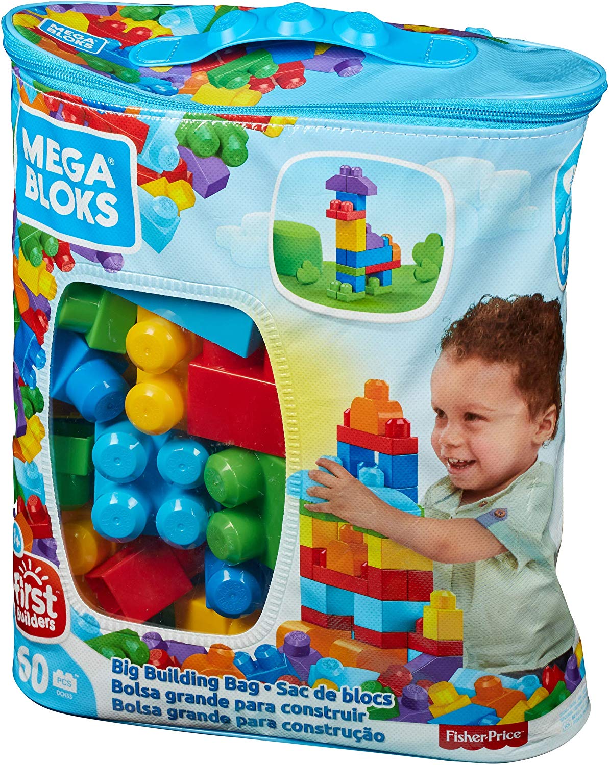 BOLSA MEGA BLOKS 60 CLASICA AZUL DCH55 - N100323