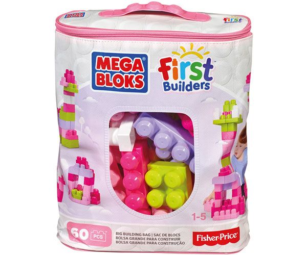 BOLSA MEGA BLOKS 60 ROSA DCH54 - N10023