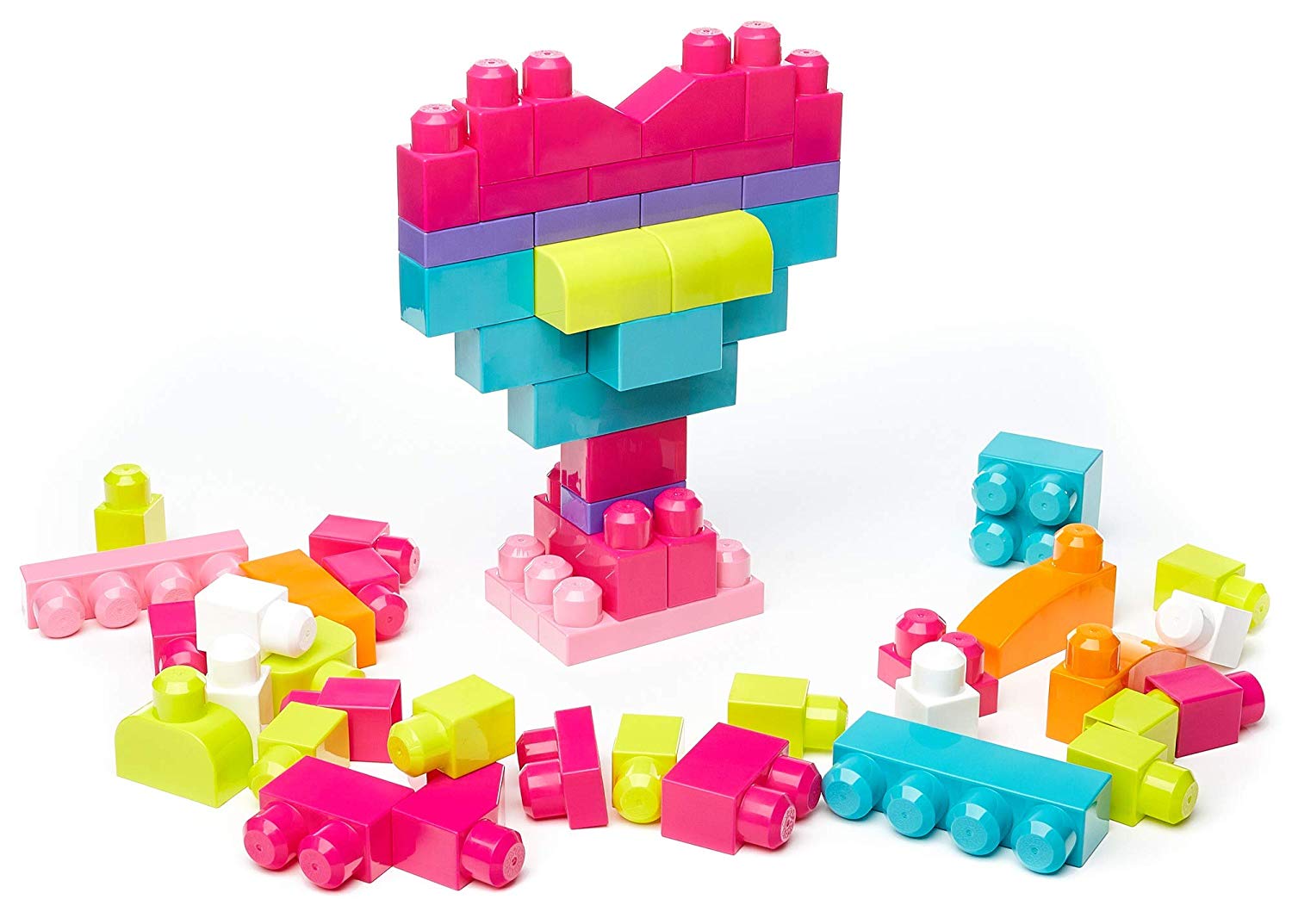 BOLSA MEGA BLOKS 60 ROSA DCH54 - N97224