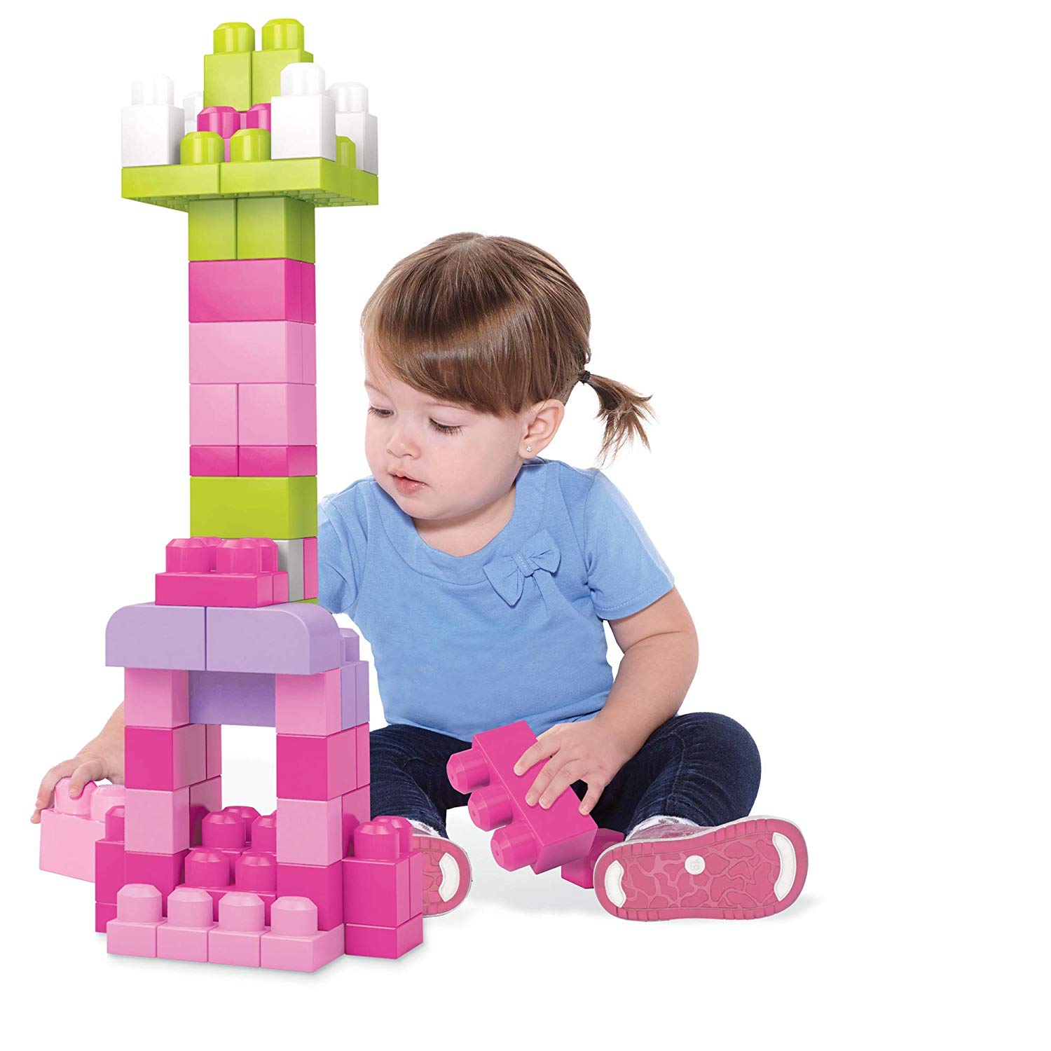 BOLSA MEGA BLOKS 60 ROSA DCH54 - N10023