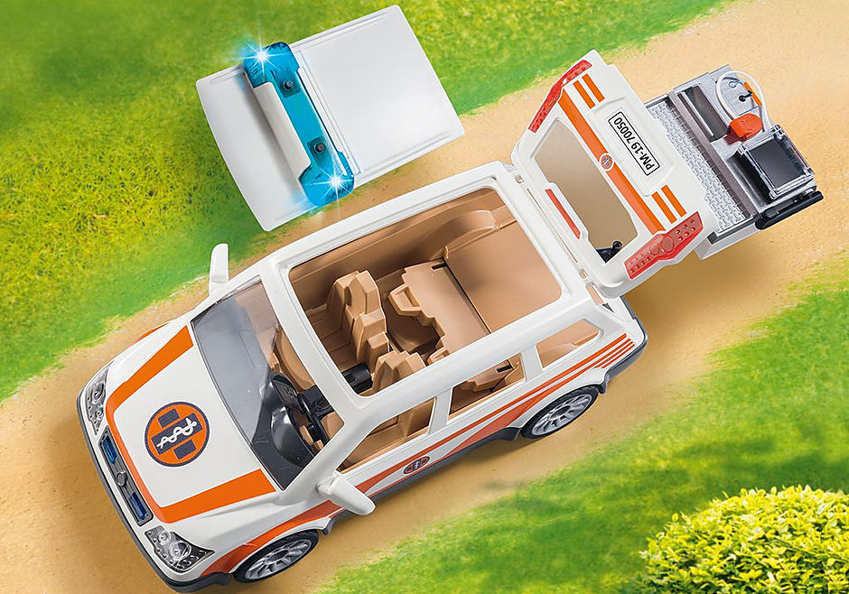COCHE DE EMERGENCIA CON SIRENA 70050