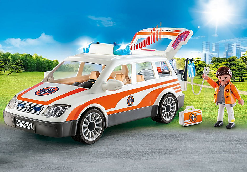 COCHE DE EMERGENCIA CON SIRENA 70050