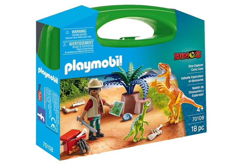 MALETIN DE DINOSAURIOS Y EXPLORA 70108
