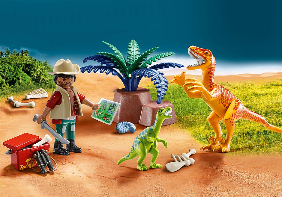 MALETIN DE DINOSAURIOS Y EXPLORA 70108