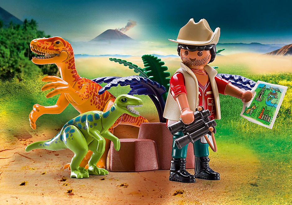 MALETIN DE DINOSAURIOS Y EXPLORA 70108