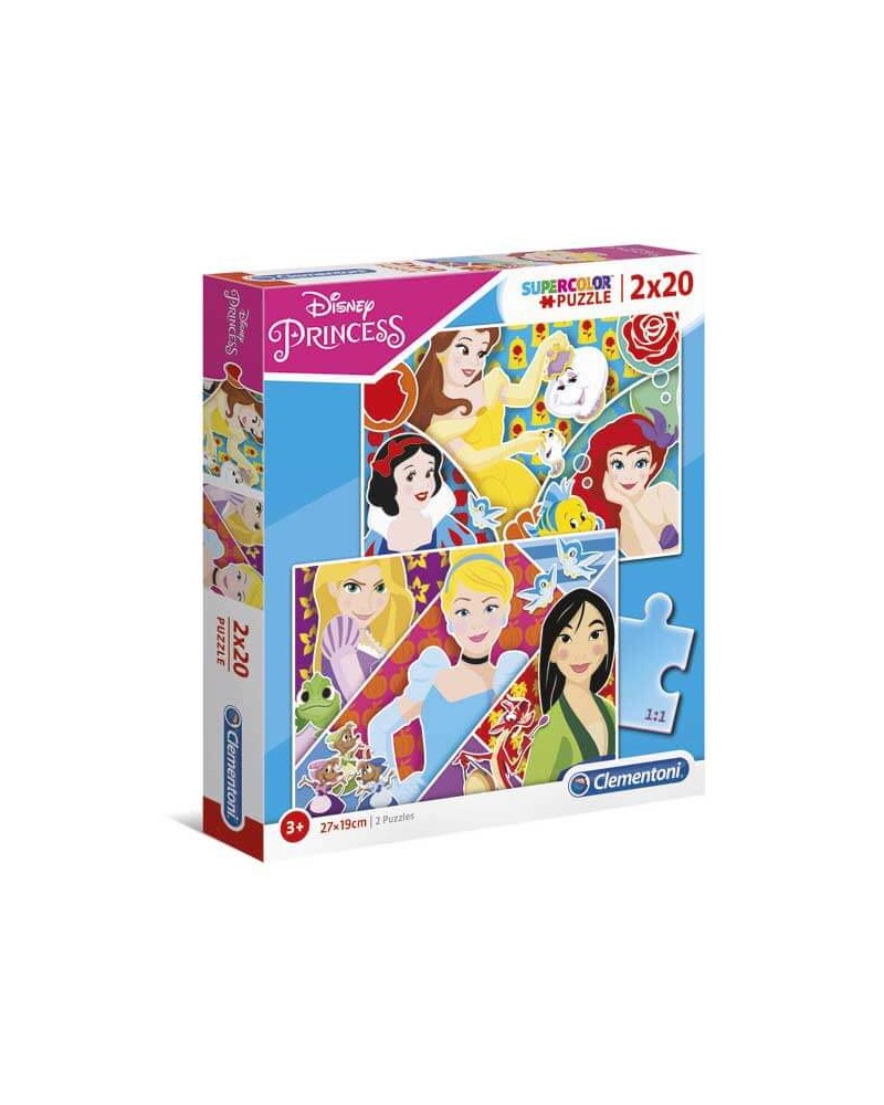 PUZZLE 2X20 PRINCESS 24766