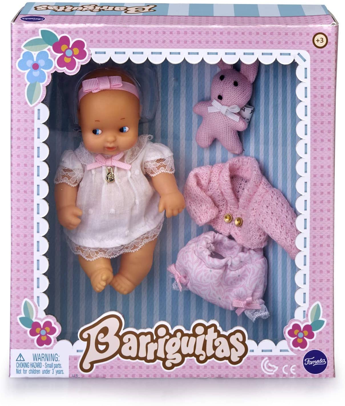 SET DE BEBE CON ROPITA ROSA BARRIGUITAS 15698 