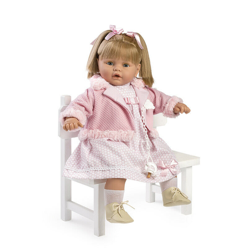 BABY DULZONA LLORONA VESTIDO Y CHAQUETA ROSA 8049 - N18120