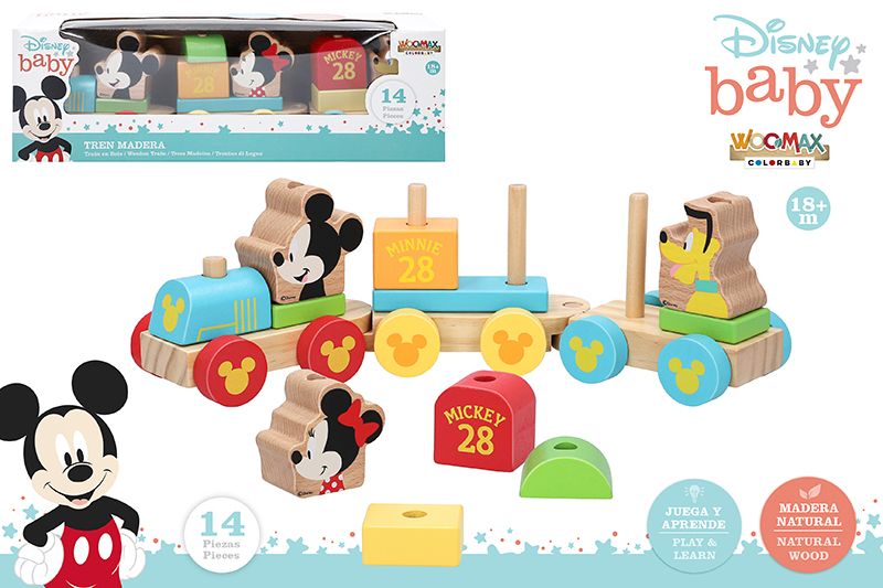 TREN MADERA 34 CM DISNEY BABY 48702 - N86821