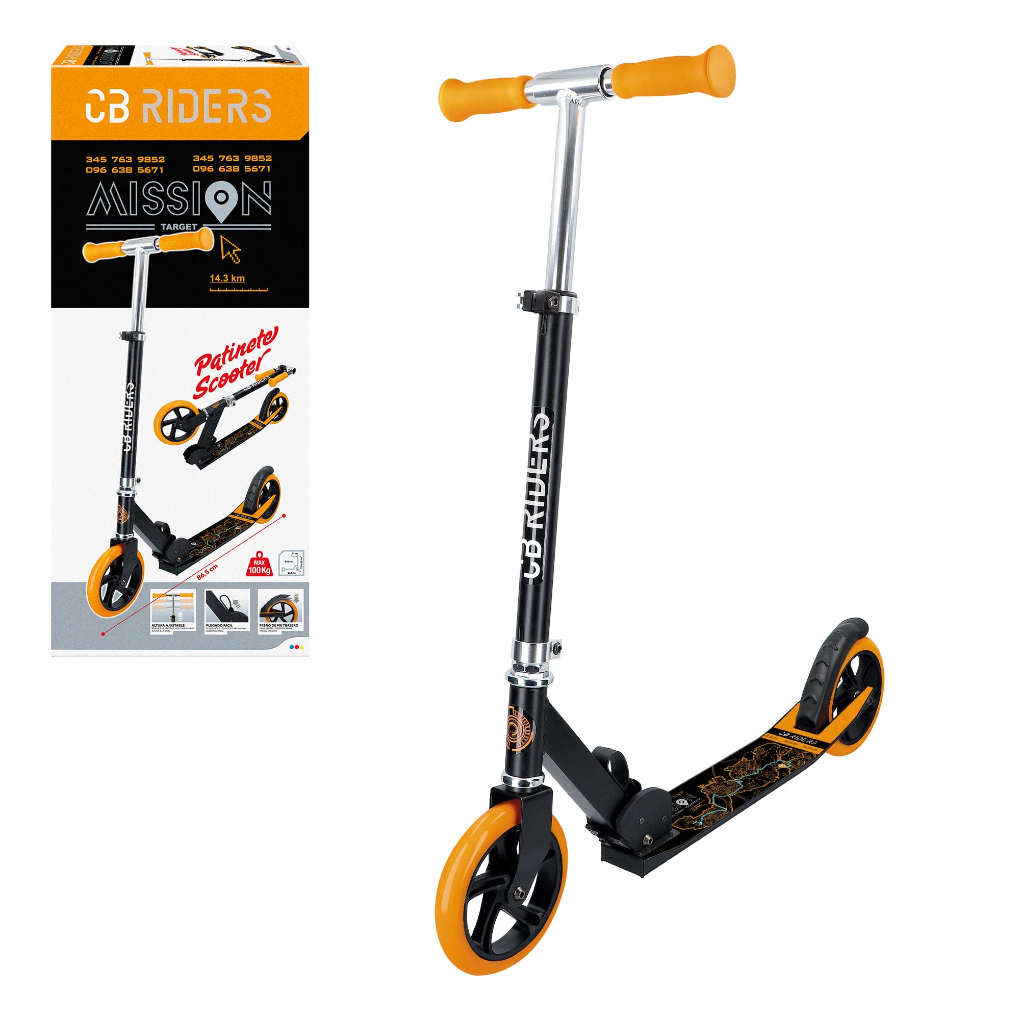 SCOOTER JUVENIL PRO-SERIE RUEDA 180 54070 - N87922