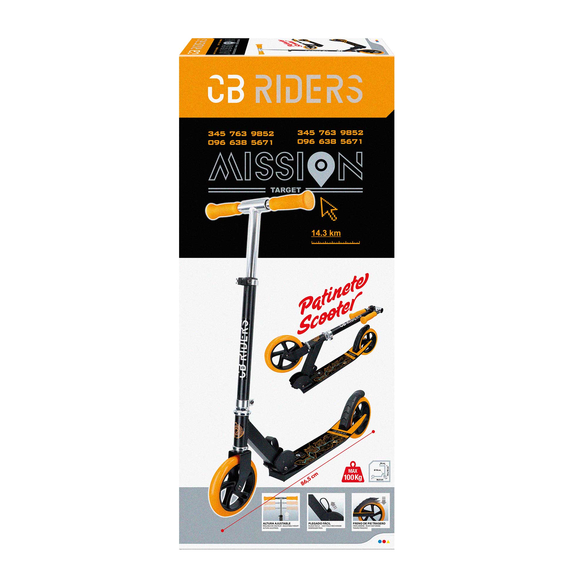 SCOOTER JUVENIL PRO-SERIE RUEDA 180 54070 - N87922