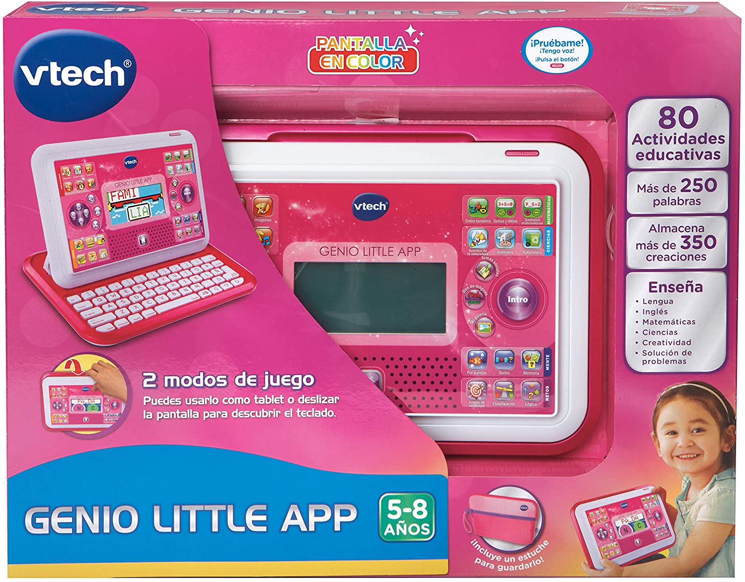 GENIO LITTLE APP PANTALLA COLOR ROSA 155557 - N62223