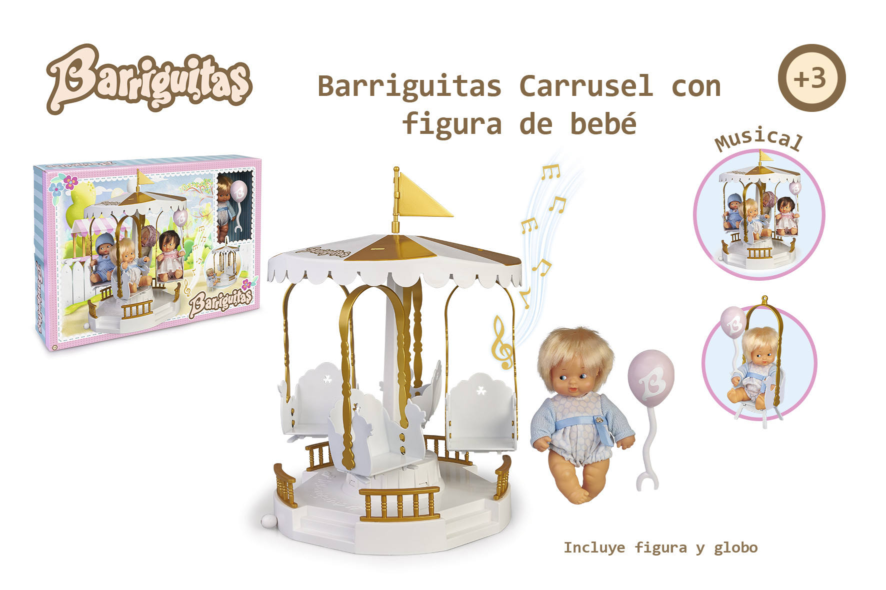 CARRUSEL MUSICAL BARRIGUITAS 15806 - N61721