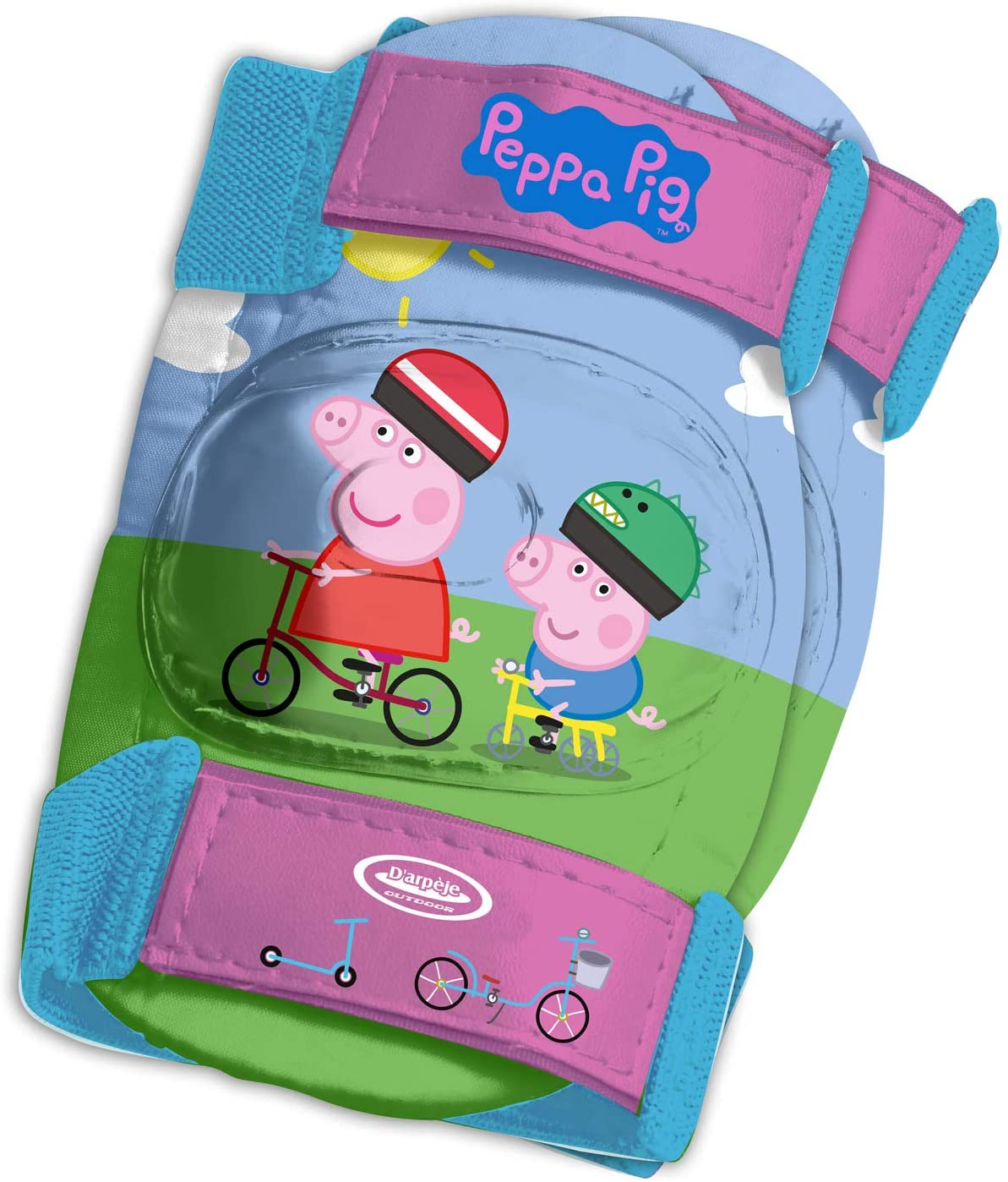 PEPPA PIG PROTECCIONES CASCO Y MOCHILA OPEP004 - N21722