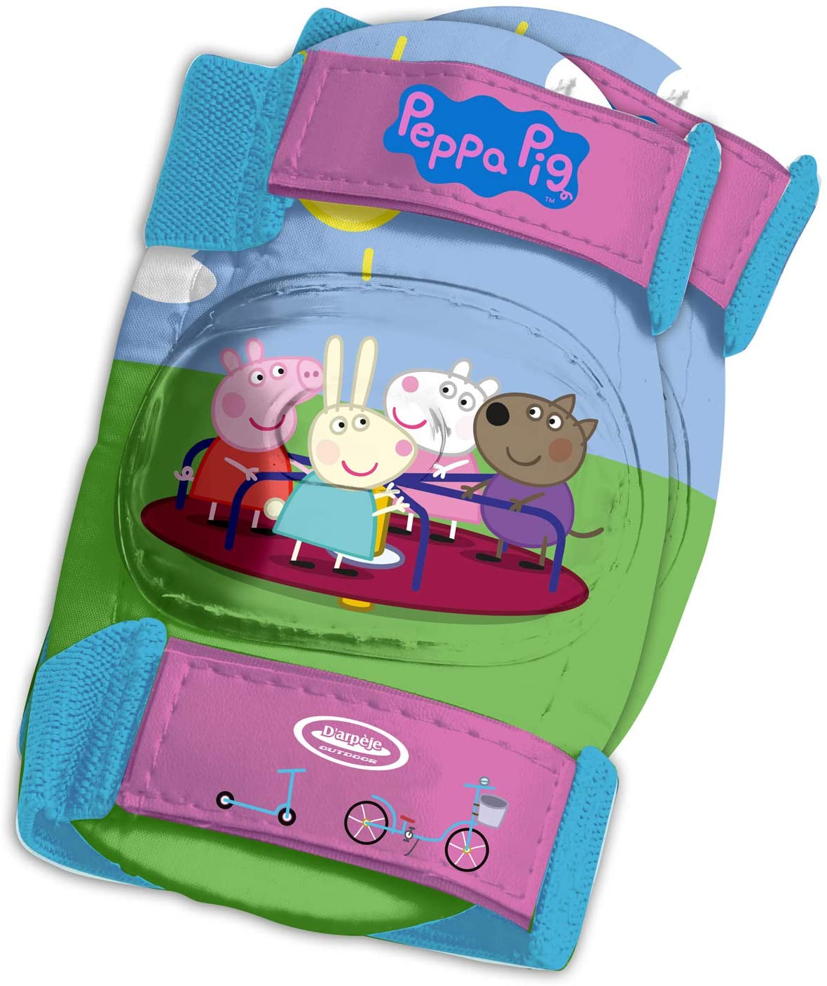 PEPPA PIG PROTECCIONES CASCO Y MOCHILA OPEP004 - N21722