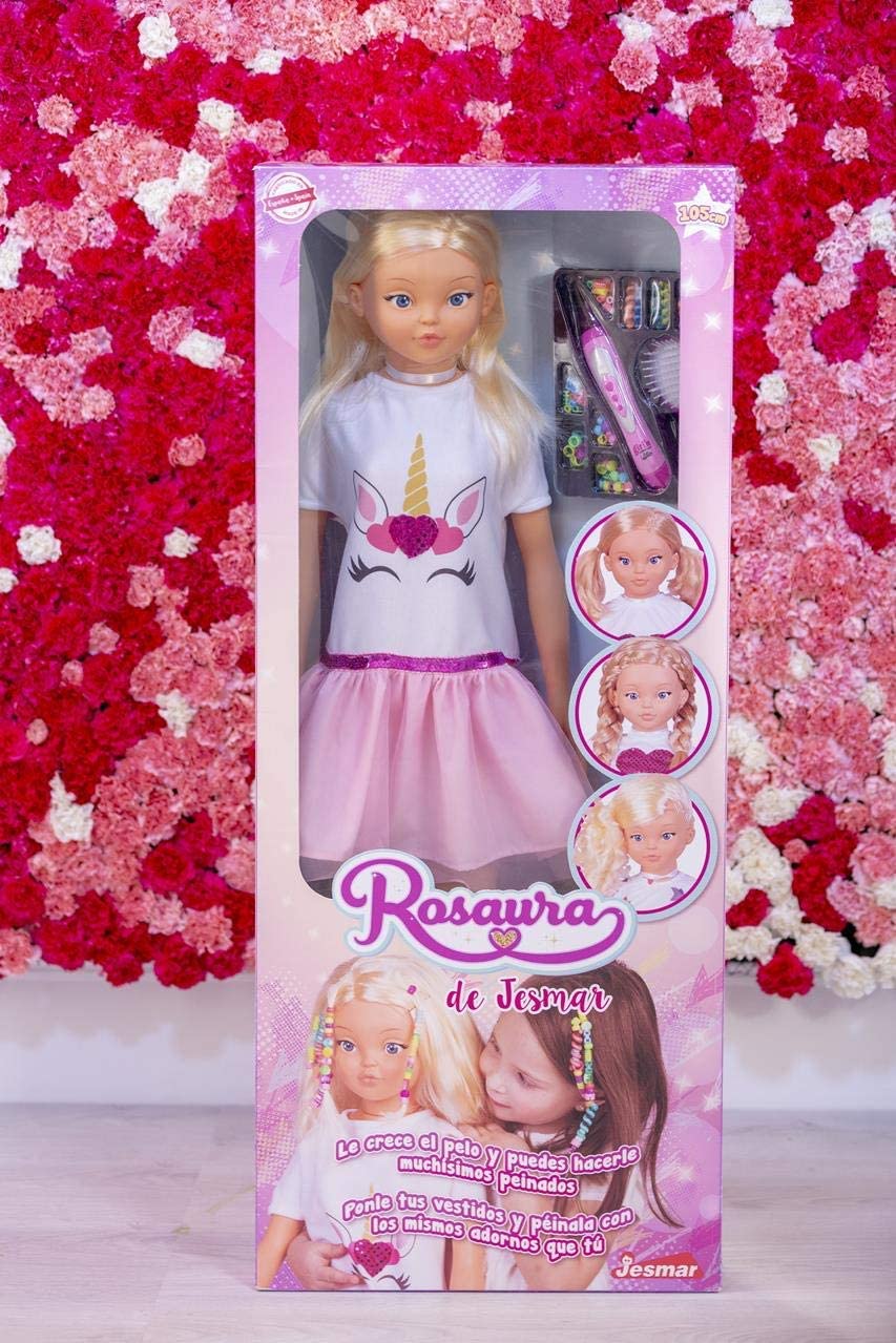 MUÑECA ROSAURA 105CM LE CRECE EL PELO 85510