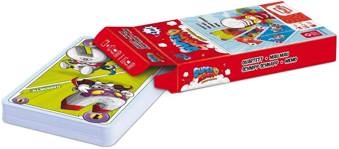 JUEGO DE CARTAS 4EN1 SUPERZINGS 00684