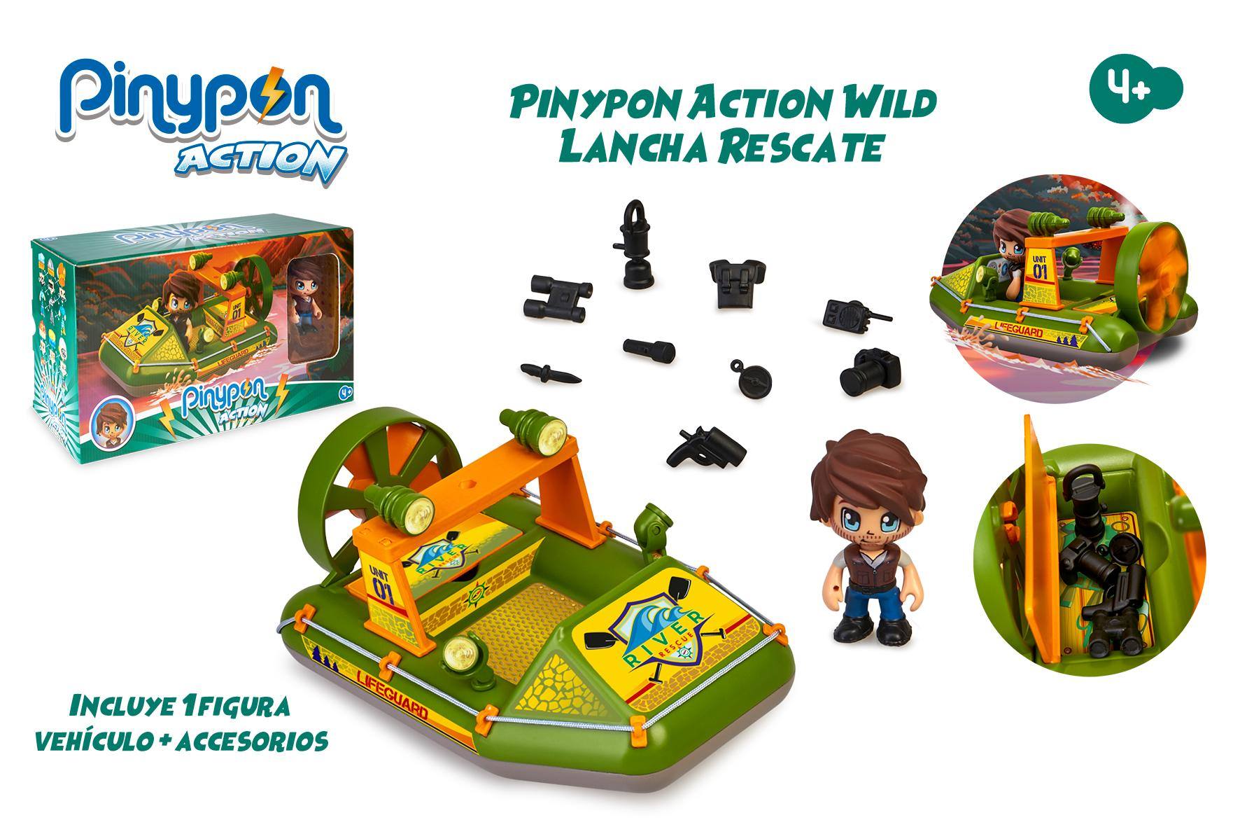 PINYPON ACCION LANCHA RESCATE 16340