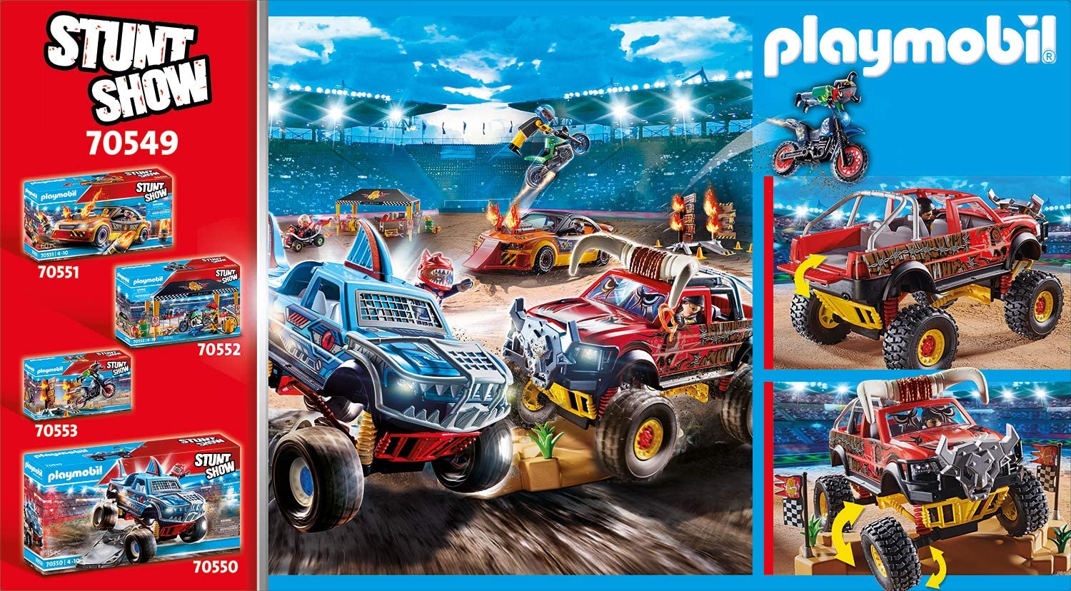 STUNTSHOW MONSTER TRUCK HOMED 70549