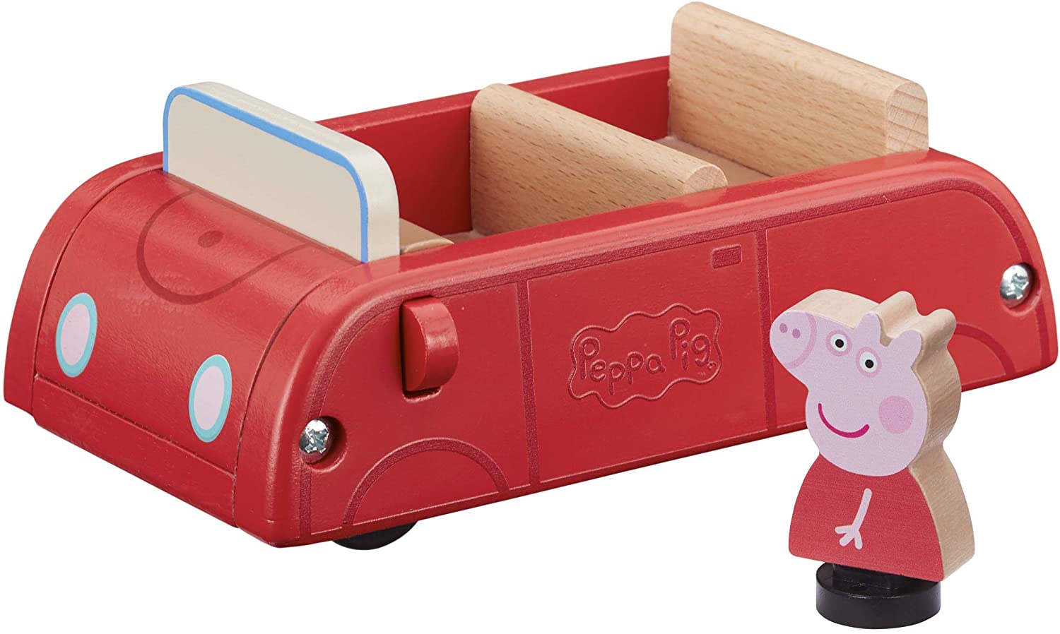 COCHE DE MADERA PEPPA PIG CO07208