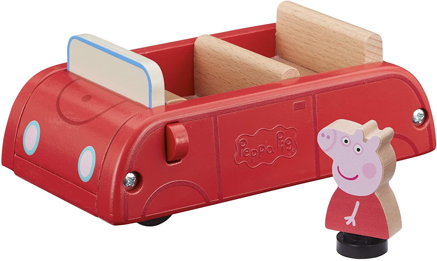 COCHE DE MADERA PEPPA PIG CO07208