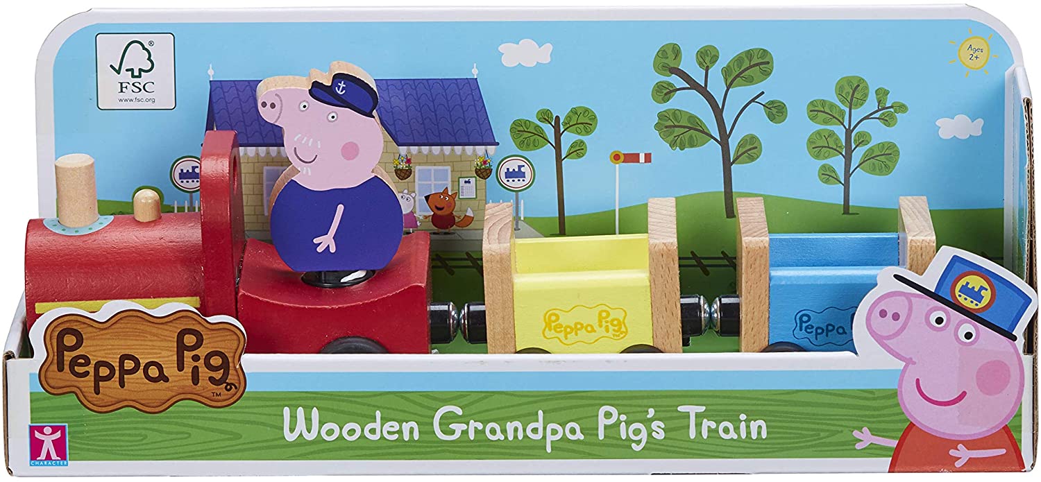 TREN DE MADERA ABUELO PIG CO07210 - V19721