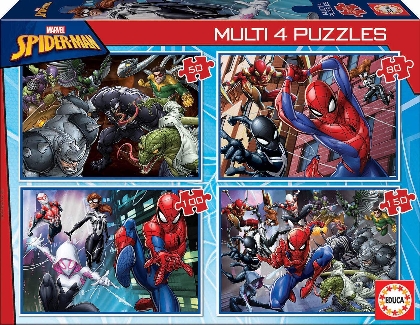 MULTI4 PUZZLES ULTIMATE SPIDER-MAN 18102