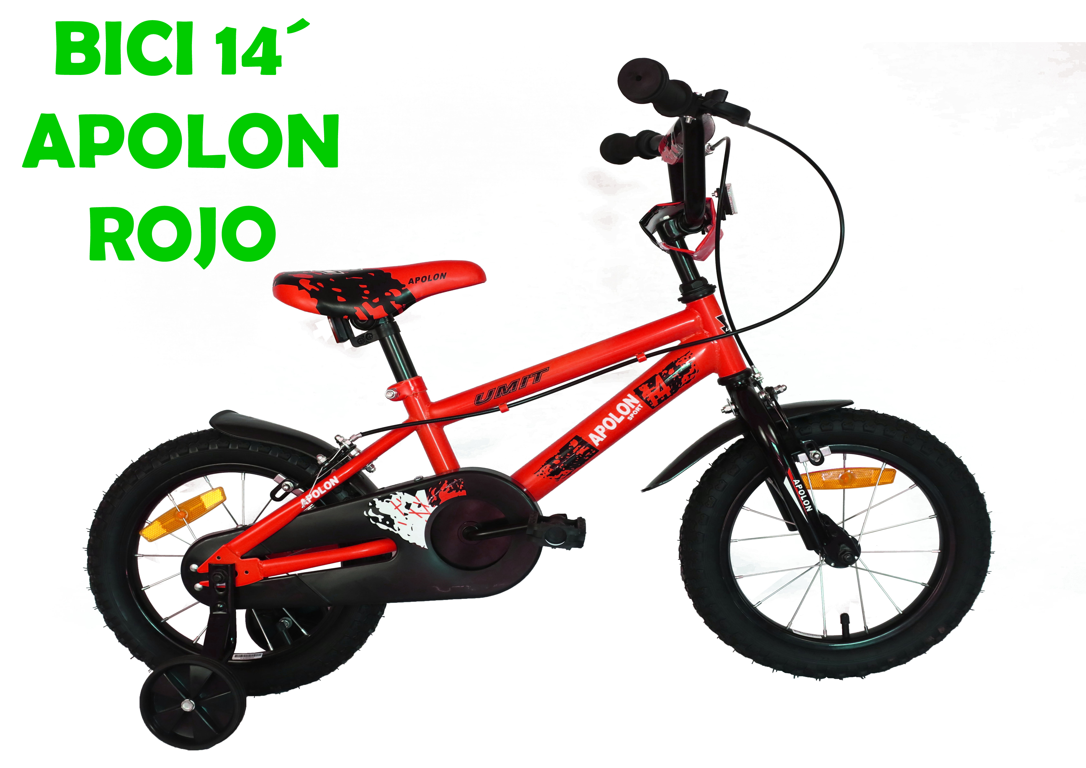 BICI 14" APOLON ROJO J1480-1 - N59423