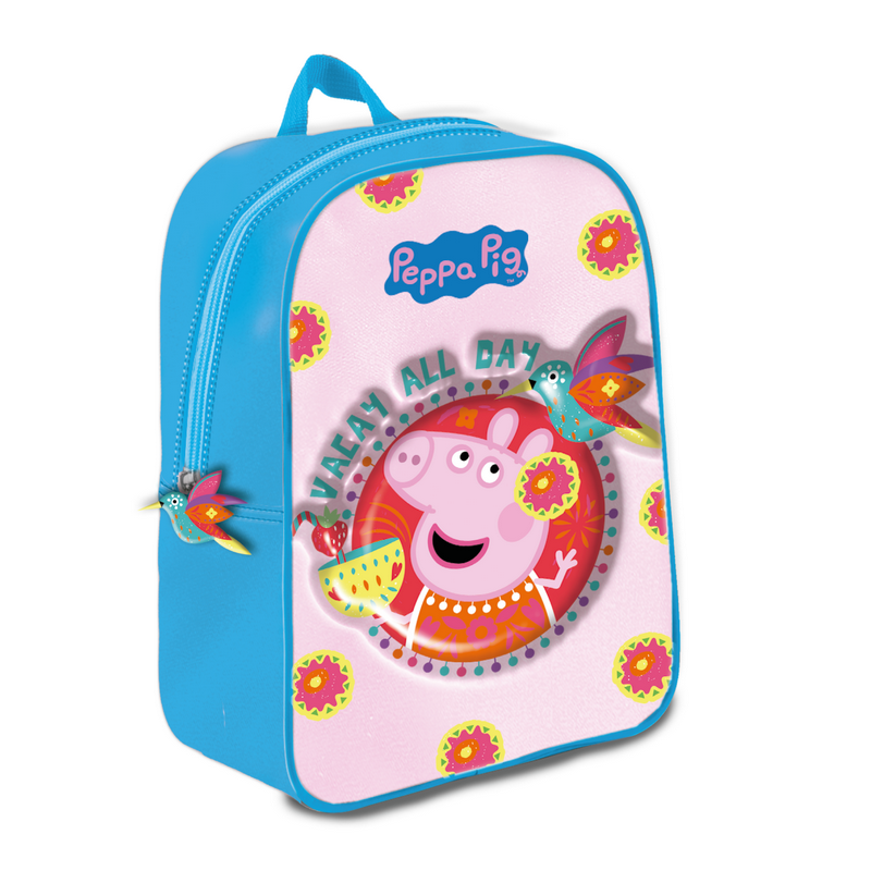 MOCHILA MEDIANA 3D PEPPA PIG 24x29x9.5cm  408110