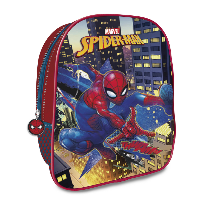 MOCHILA PEQUEÑA SPIDERMAN 22X26X9.5CM. 468125-478225