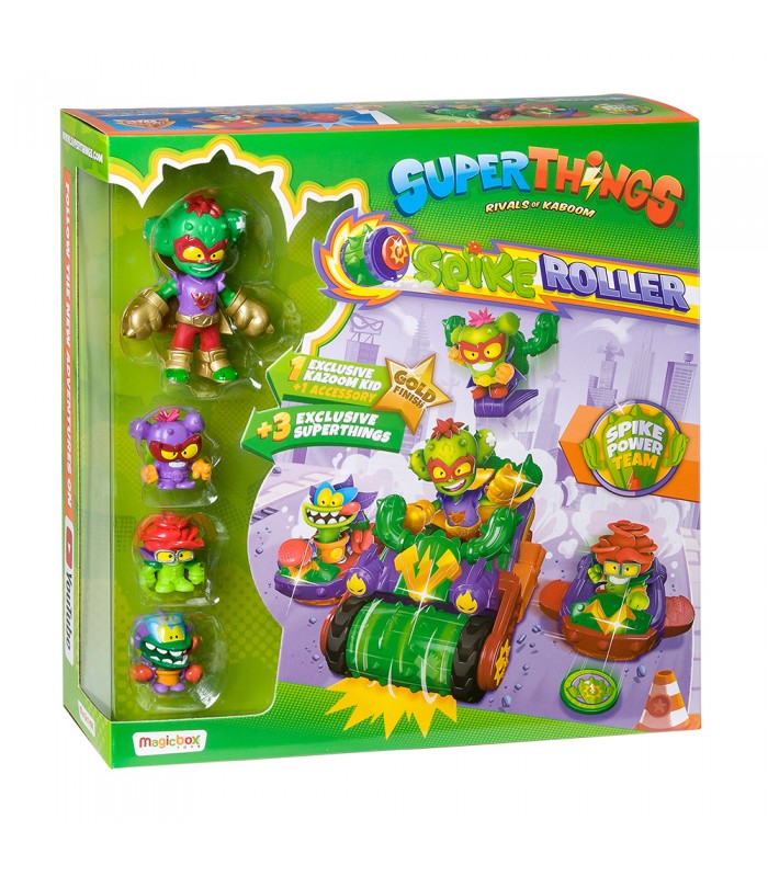 SUPERTHINGS KAZOOM KIDS VEHÍCULO SPIKE ROLLER CACTUS PSTSP514IN00 - N70522