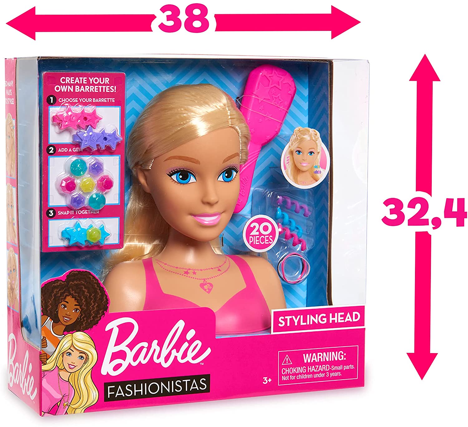 BARBIE BUSTO BASICO FASHIONISTAS BAR28000