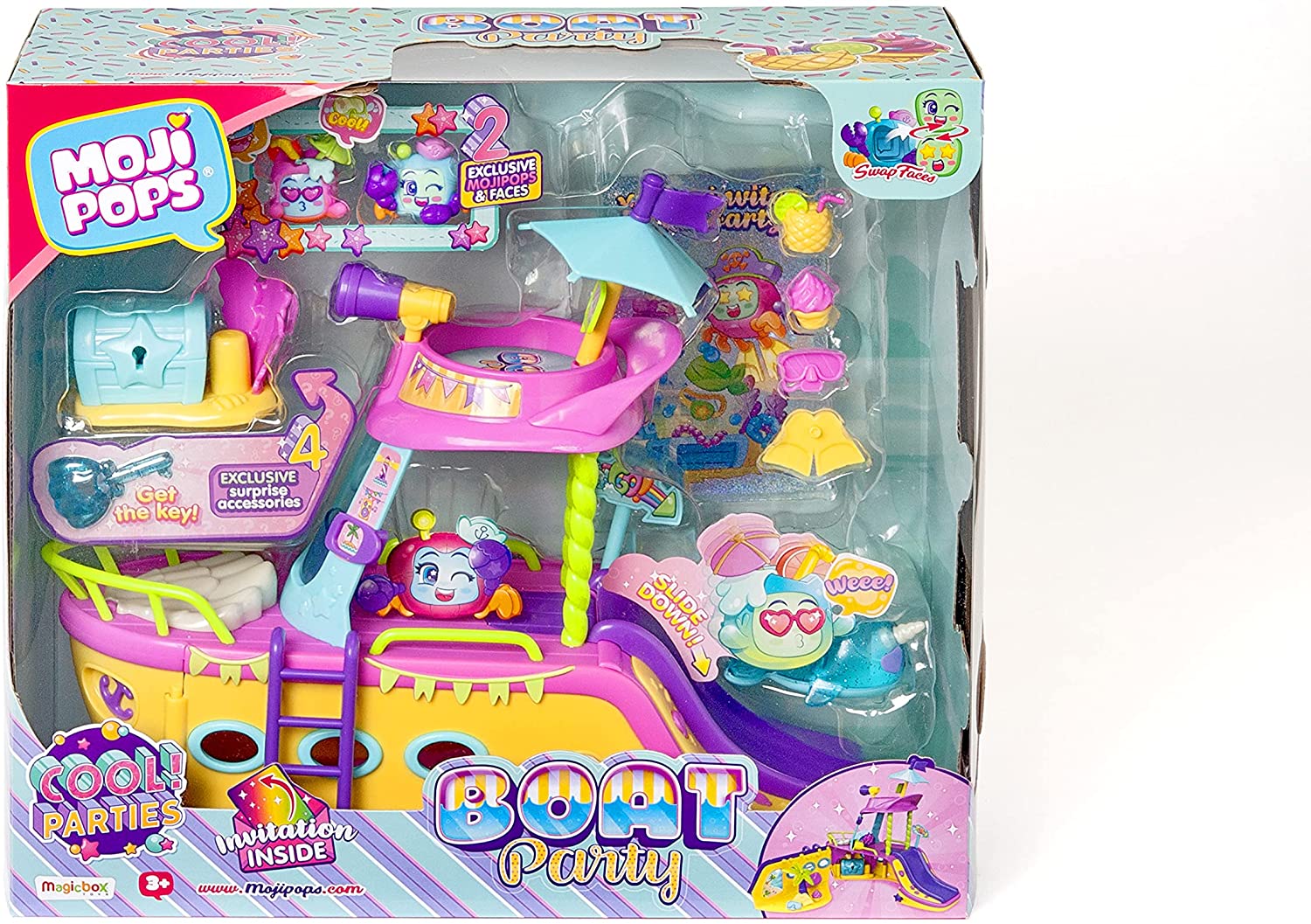 MOJIPOPS FIESTA EN BARCO CON 2 FIGURAS PMPSP112IN30 - V28122