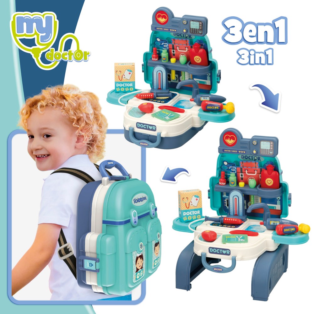 MOCHILA MEDICO 3EN1 49413