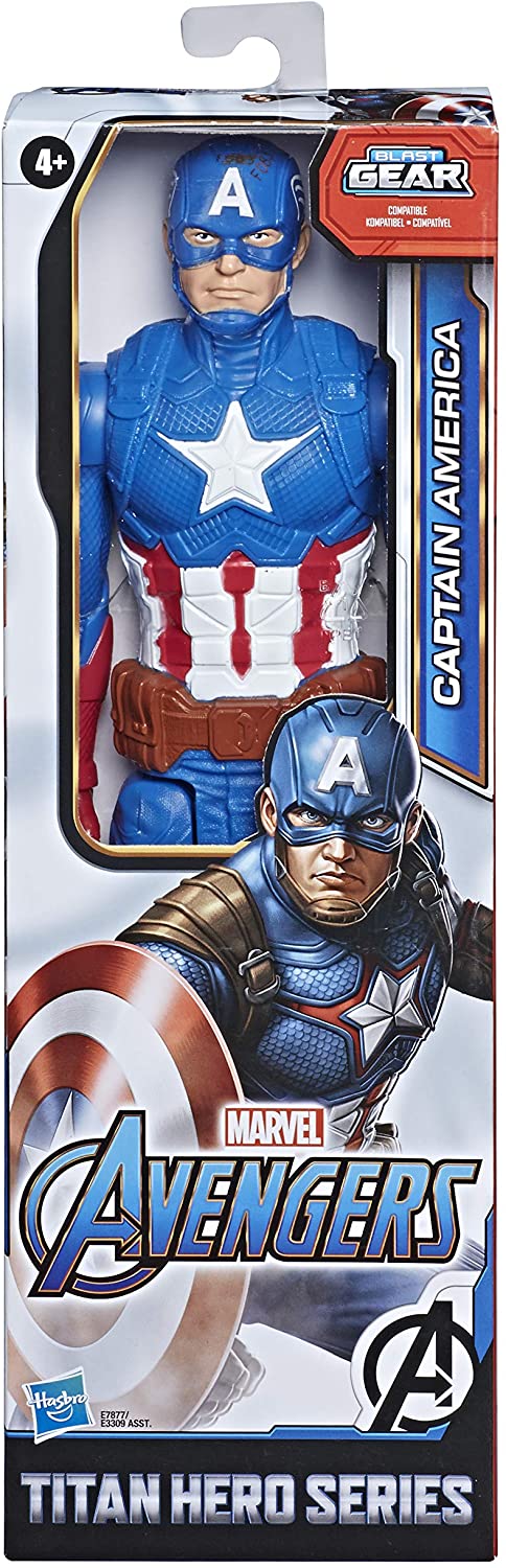 FIGURA CAPITAN AMERICA AVENGERS TITAN HERO CM.30 E7877 - N90824