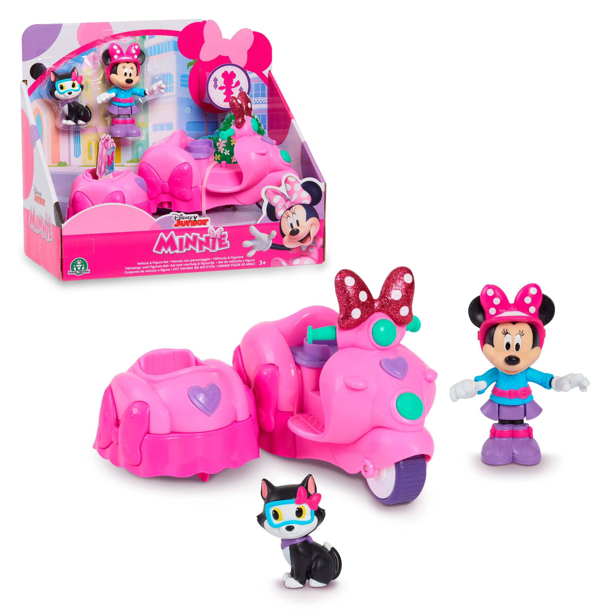 FIGURA MINNIE ARTICULADA + VEHICULO MCN18000 - V25322