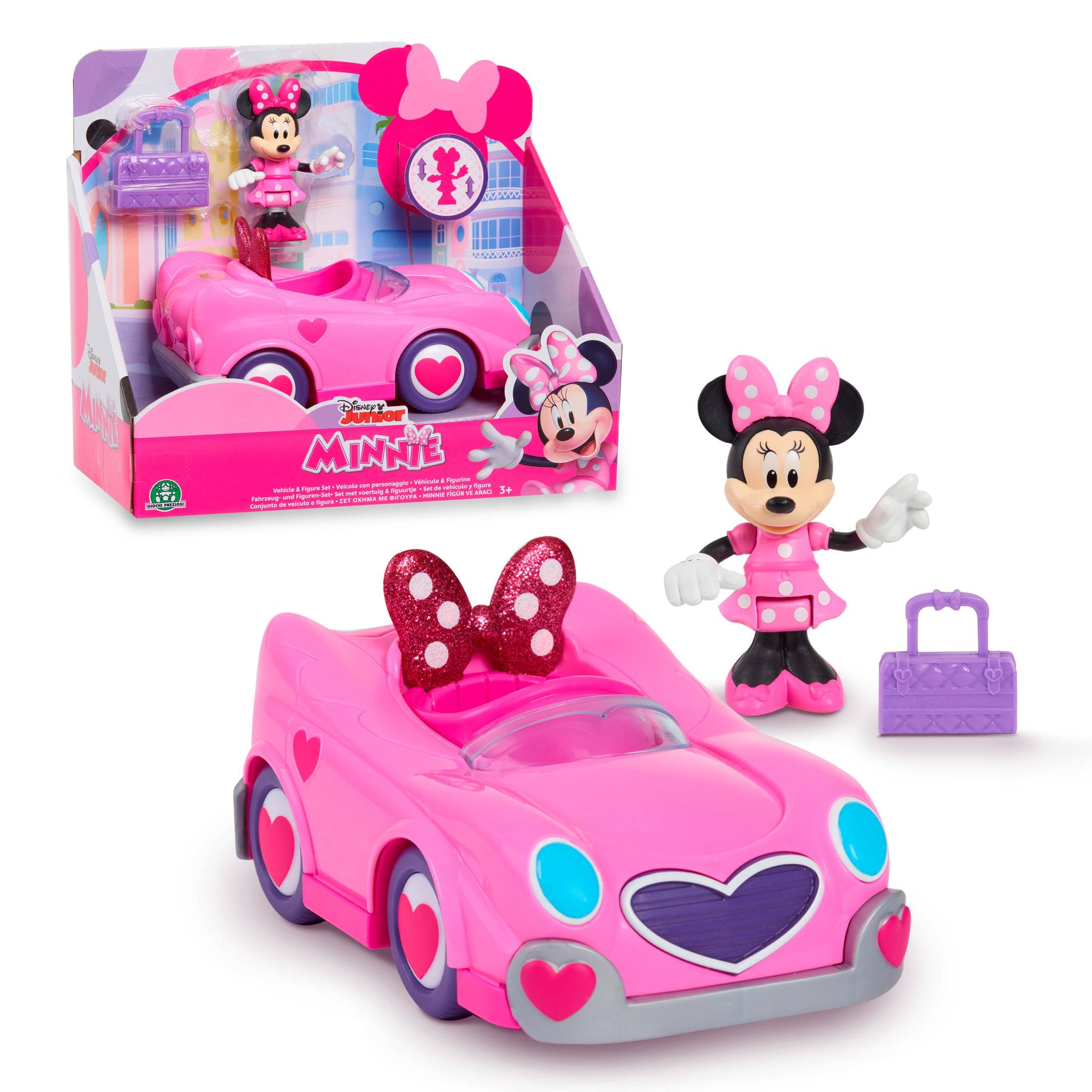 FIGURA MINNIE ARTICULADA + VEHICULO MCN18000 - V25322