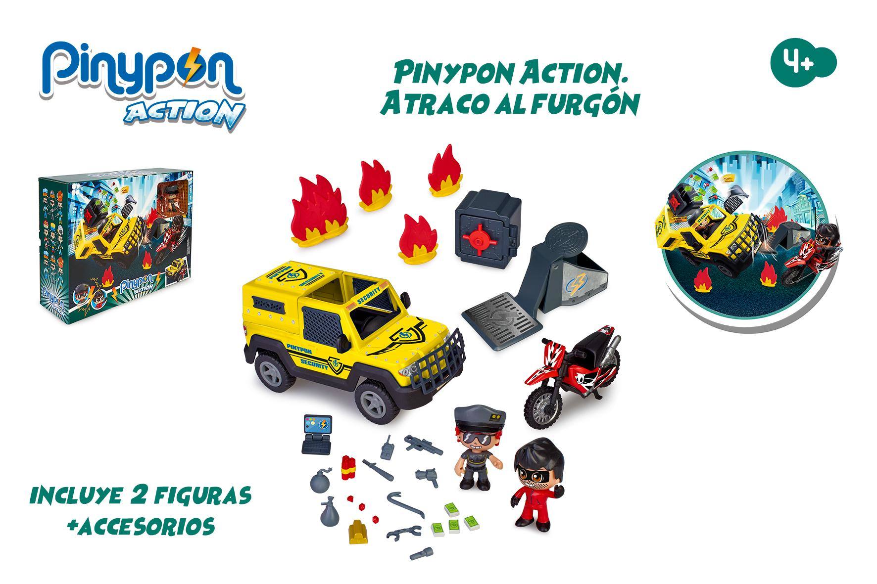 PINYPON ACTION ATRACO EN EL FURGON 700017038 - V24122