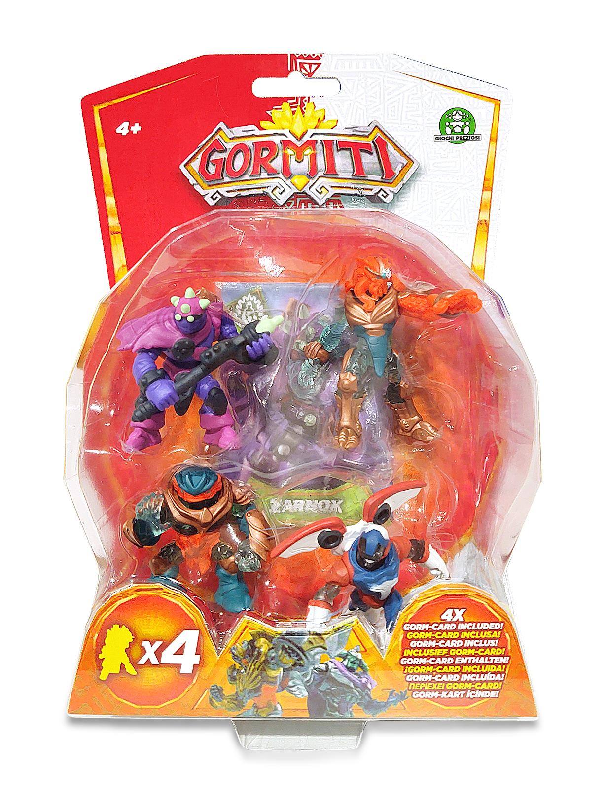 GORMITI SERIE3 BLISTER 4 FIGURAS 5CM GRA28000