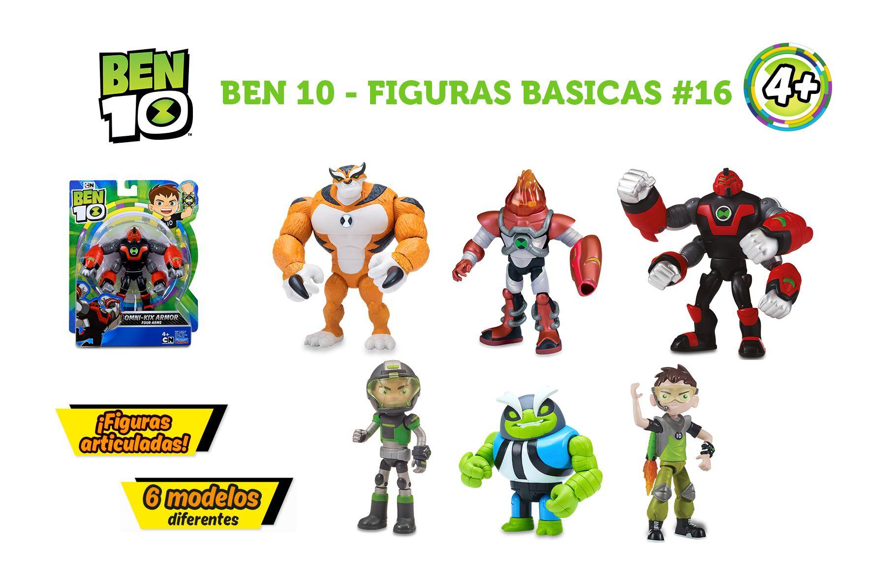 BEN 10 FIGURAS BASICAS BEN70800