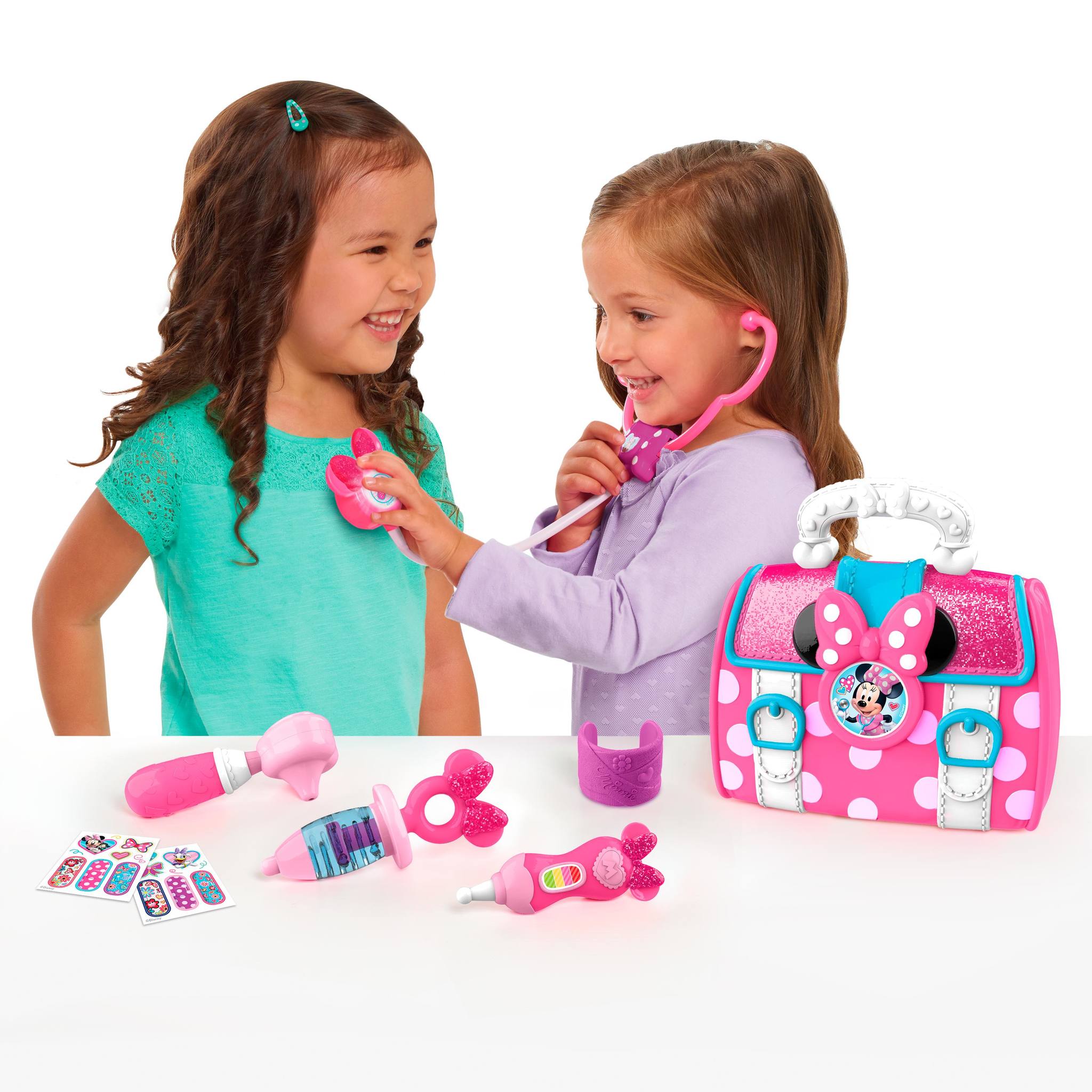 MALETIN DE MEDICO MINNIE 8 ACCESORIOS CON FUNCION DE LUZ Y SONDIO MCN09000 - N13423