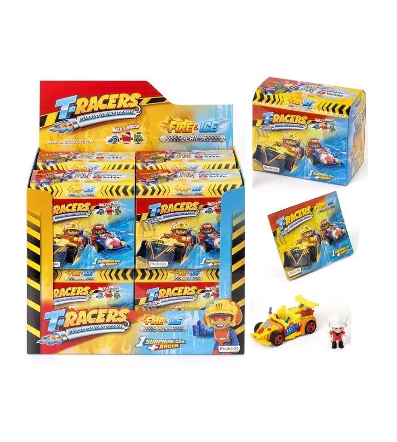 T-RACERS III DISPLAY 2X8 SQUARE BOX PTR3D208IN00 - V28222