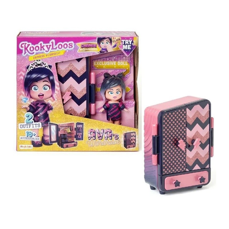 KOOKYLOOS PLAYSET AVA S WARDROBE 1X4 PKLSP114IN60 - V28922