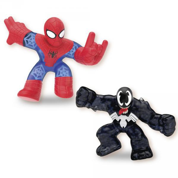 PACK 2 HEROES SPIDERMAN AND VENOM GOO JIT ZU CO41146