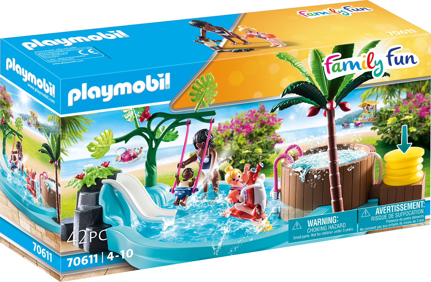 PISCINA DE NIÑOS CON BAÑERA HIDROMASAJE 70611