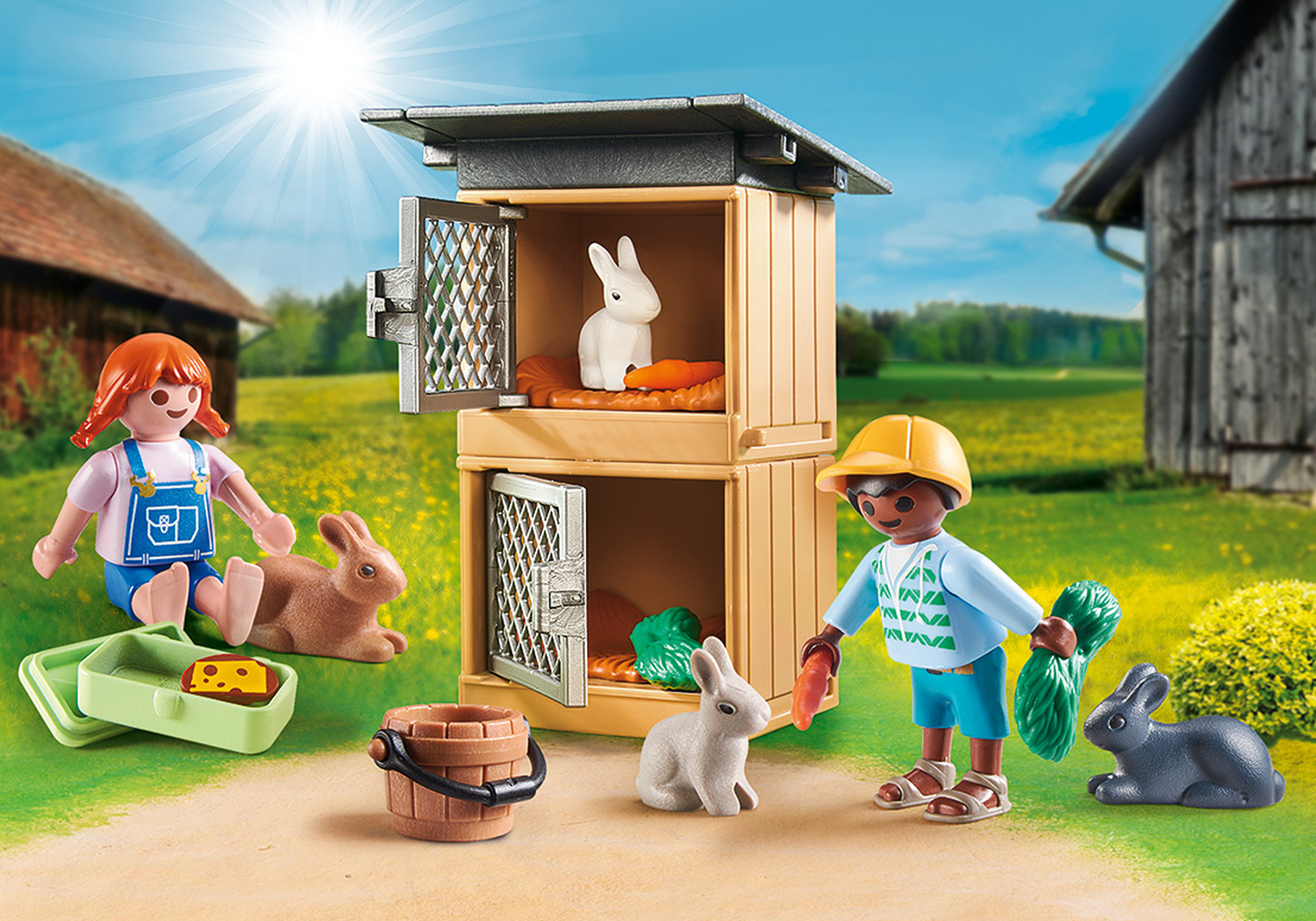 SET DE REGALO ALIMENTAR A LOS CONEJOS 70675