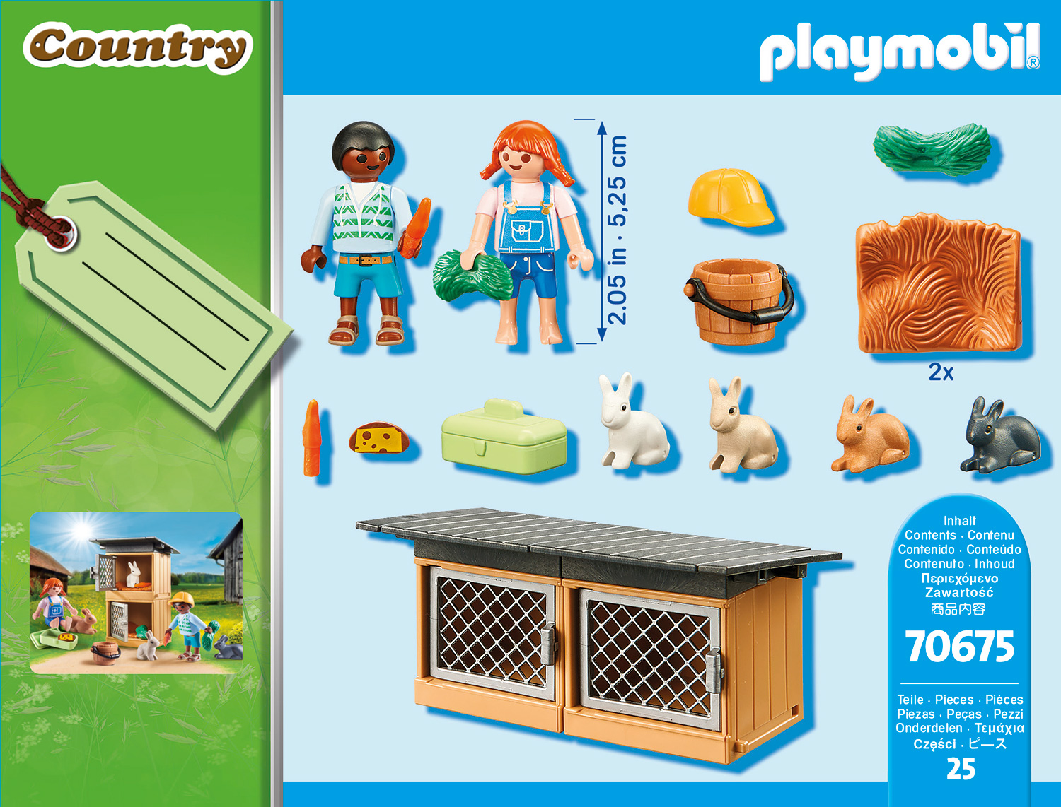 SET DE REGALO ALIMENTAR A LOS CONEJOS 70675