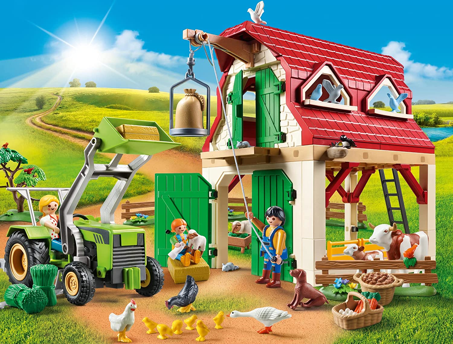 GRANJA CON CRIA DE ANIMALES PEQUEÑOS 70887 - N39322