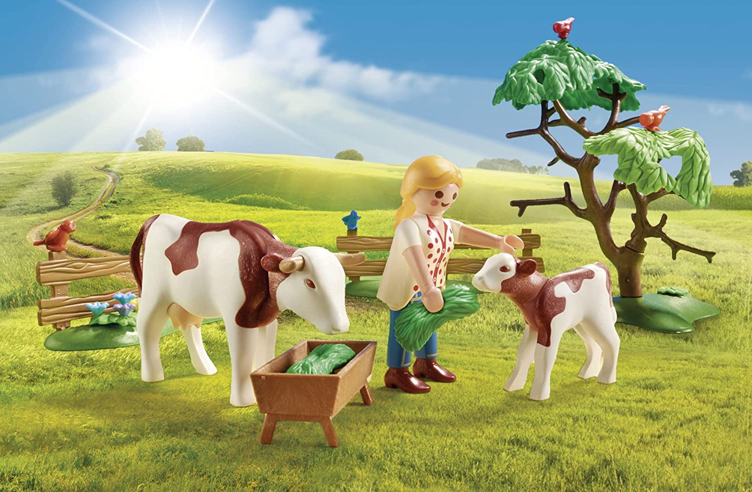 GRANJA CON CRIA DE ANIMALES PEQUEÑOS 70887 - N39322